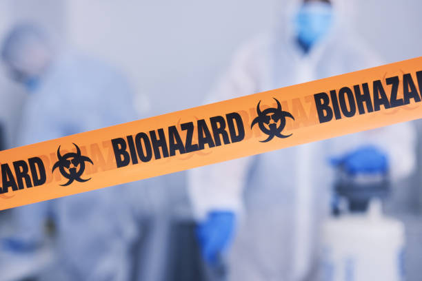 Professional Blood Cleanup technician working in Secaucus, NJ